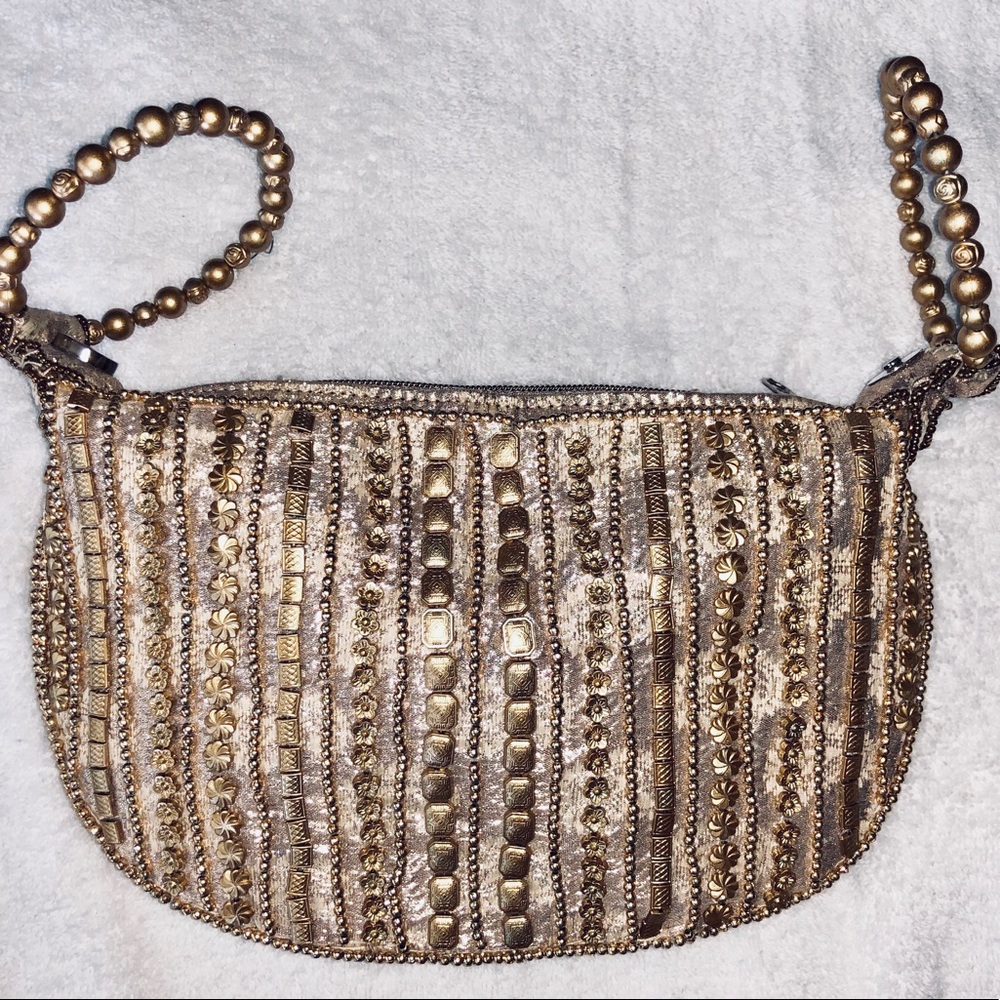 Beautiful Gold Evening Bag, made in India